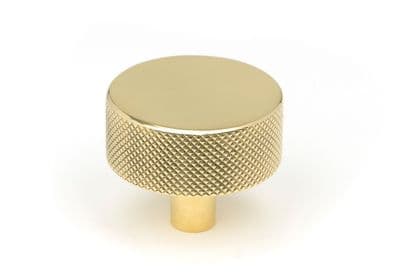 From The Anvil 46844 Polished Brass Brompton Cabinet Knob - 38mm (No Rose)