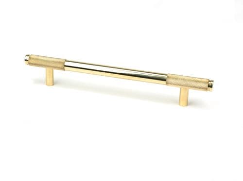 From The Anvil 46868 Polished Brass Half Brompton Pull Handle - Medium