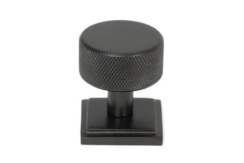 From The Anvil 46869 Aged Bronze Brompton Cabinet Knob - 32mm (Square)