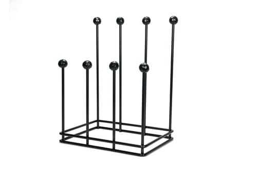 From The Anvil 47106 Matt Black Four Pair Boot Rack