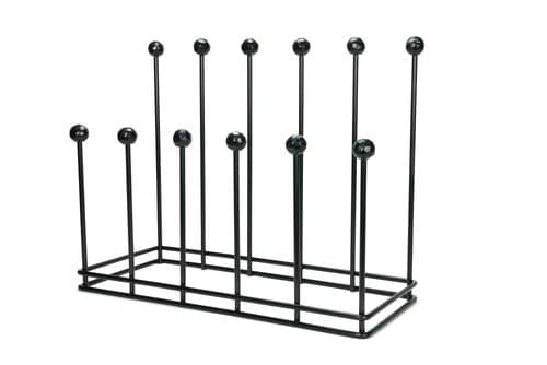 From The Anvil 47108 Matt Black Six Pair Boot Rack
