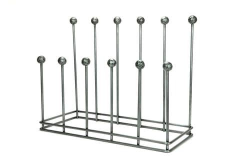 From The Anvil 47109 Pewter Six Pair Boot Rack