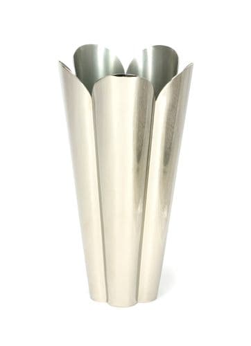 From The Anvil 47127 Smooth Nickel Flora Vase