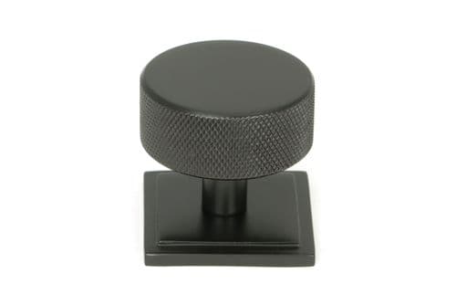 From The Anvil 47152 Aged Bronze Brompton Cabinet Knob - 38mm (Square)