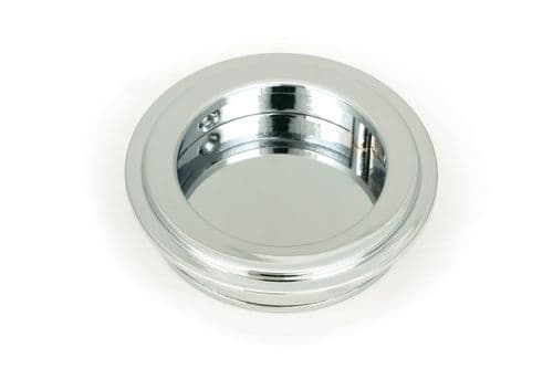 From The Anvil 47183 Polished Chrome 60mm Art Deco Round Pull