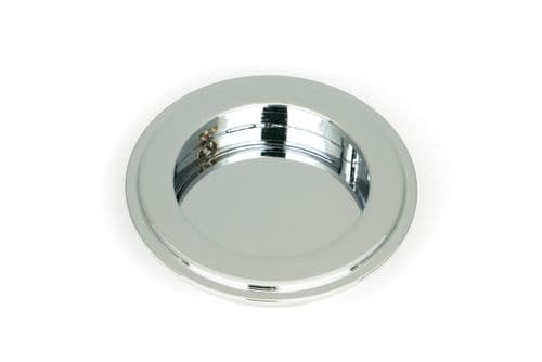 From The Anvil 47184 Polished Chrome 75mm Art Deco Round Pull
