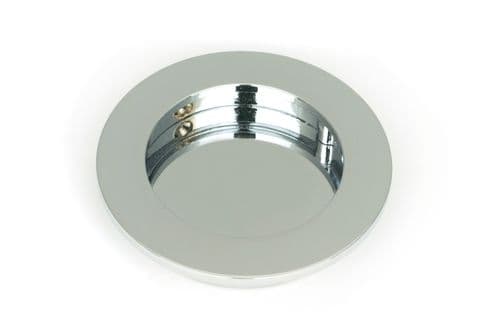 From The Anvil 47186 Polished Chrome 75mm Plain Round Pull