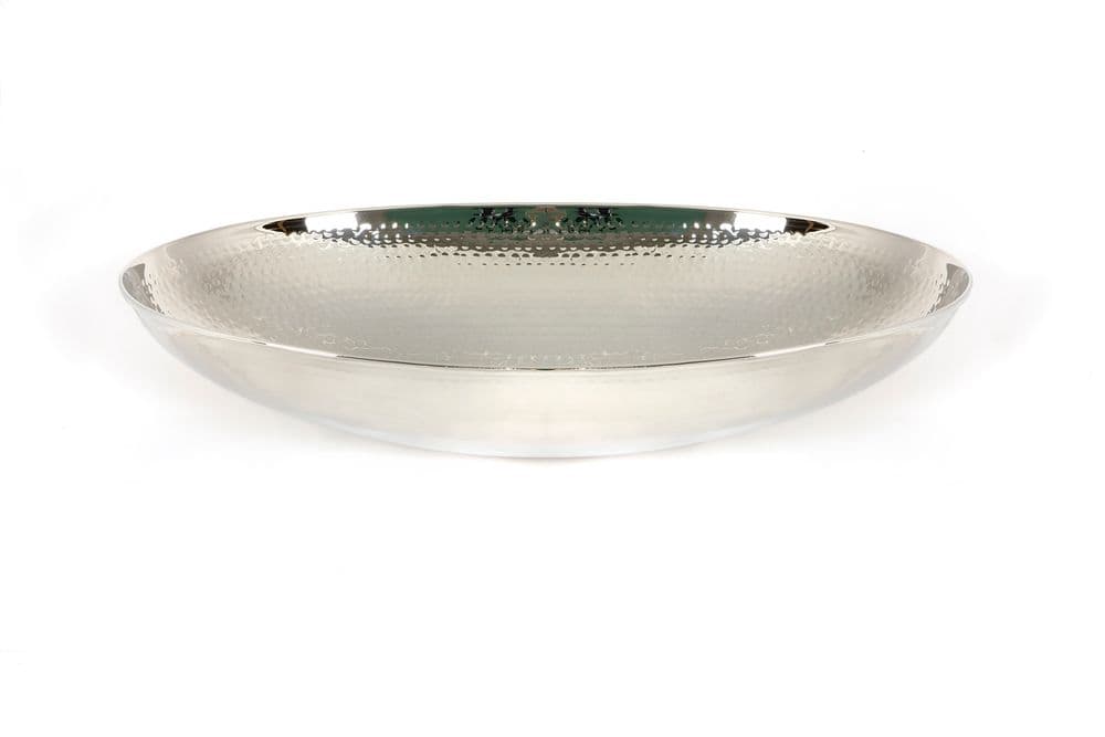 From The Anvil 47204 Hammered Nickel Oval Sink
