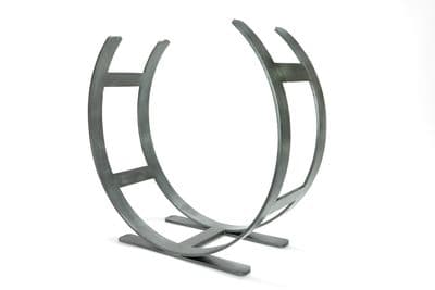From The Anvil 47212 Pewter Curved Log Holder - Large