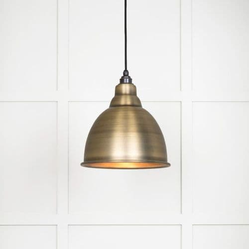From The Anvil 49497 Aged Brass Brindley Pendant