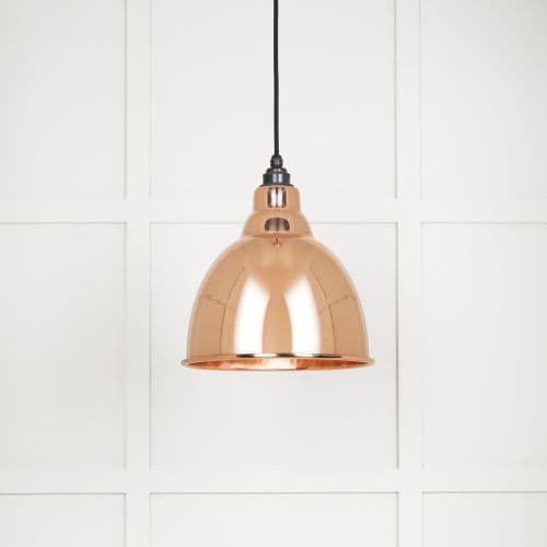From The Anvil 49500 Hammered Copper Brindley Pendant