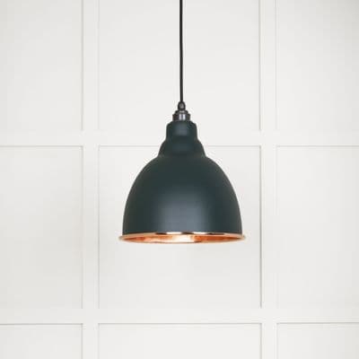 From The Anvil 49500DI Hammered Copper Brindley Pendant in Dingle
