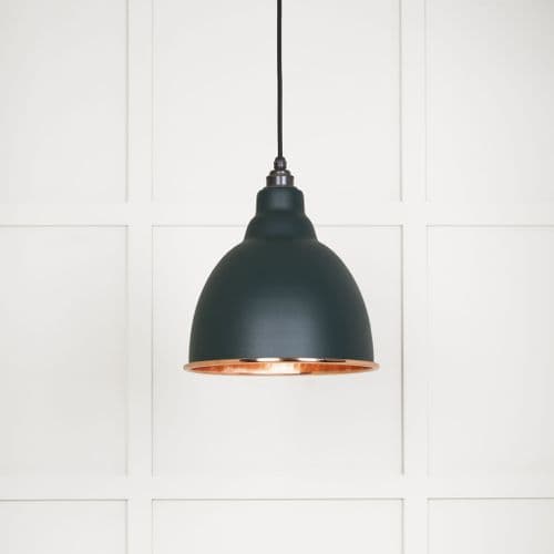 From The Anvil 49500DI Hammered Copper Brindley Pendant in Dingle