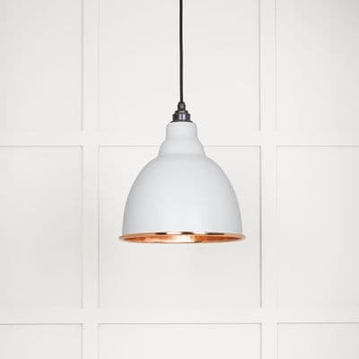 From The Anvil 49500F Hammered Copper Brindley Pendant in Flock