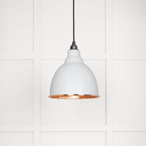 From The Anvil 49500F Hammered Copper Brindley Pendant in Flock