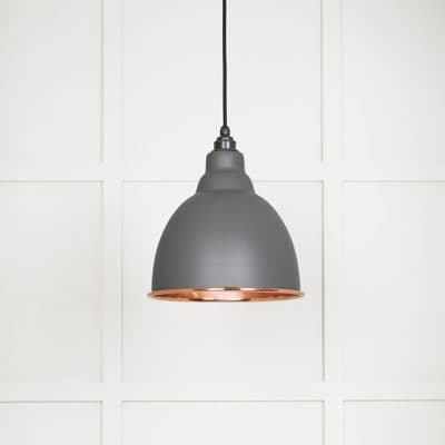 From The Anvil 49500SBL Smooth Copper Brindley Pendant in Bluff