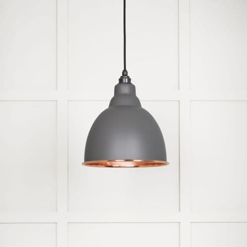 From The Anvil 49500SBL Smooth Copper Brindley Pendant in Bluff