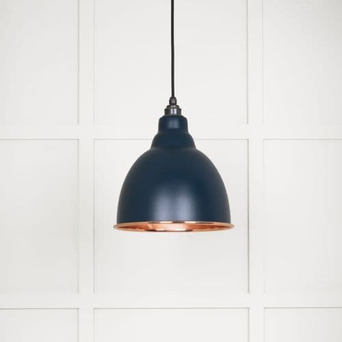 From The Anvil 49500SDU Smooth Copper Brindley Pendant in Dusk