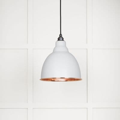 From The Anvil 49500SF Smooth Copper Brindley Pendant in Flock