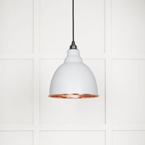 From The Anvil 49500SF Smooth Copper Brindley Pendant in Flock