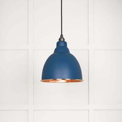 From The Anvil 49500U Hammered Copper Brindley Pendant in Upstream