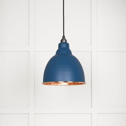 From The Anvil 49500U Hammered Copper Brindley Pendant in Upstream
