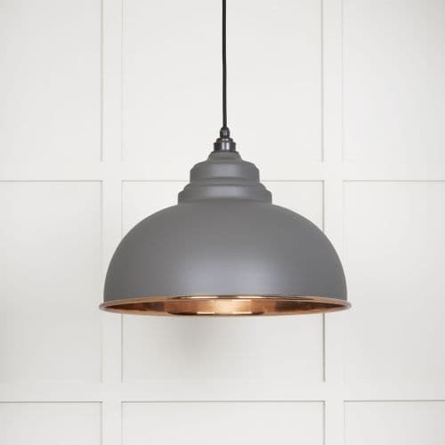 From The Anvil 49501SBL Smooth Copper Harborne Pendant in Bluff