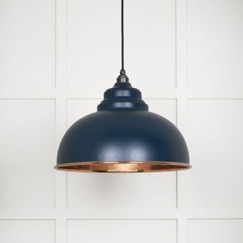 From The Anvil 49501SDU Smooth Copper Harborne Pendant in Dusk