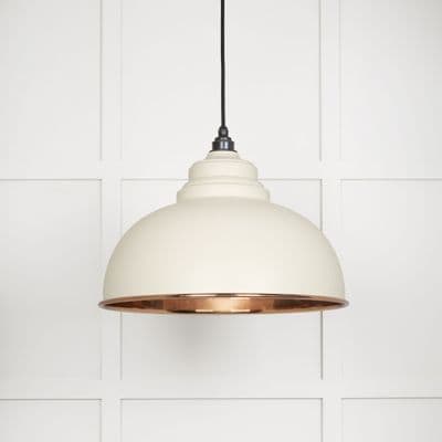 From The Anvil 49501STE Smooth Copper Harborne Pendant in Teasel