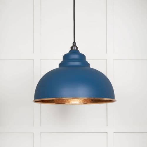 From The Anvil 49501U Hammered Copper Harborne Pendant in Upstream