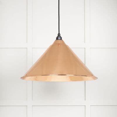 From The Anvil 49503 Hammered Copper Hockley Pendant