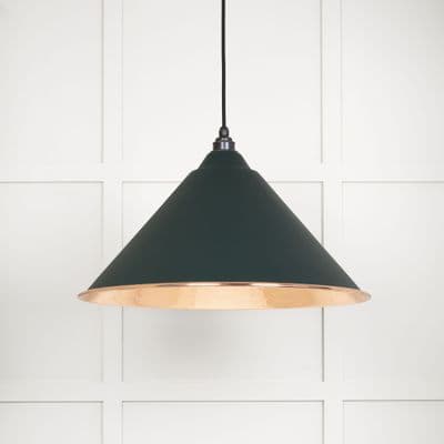 From The Anvil 49503DI Hammered Copper Hockley Pendant in Dingle