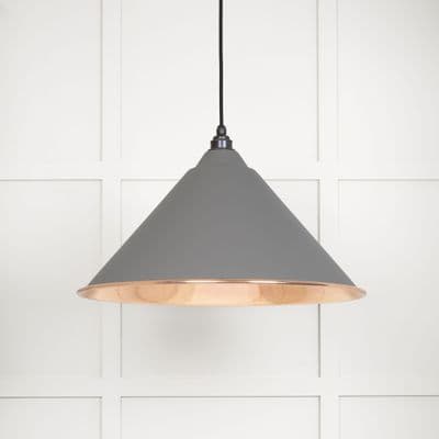 From The Anvil 49503SBL Smooth Copper Hockley Pendant in Bluff