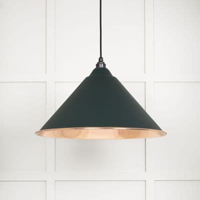 From The Anvil 49503SDU Smooth Copper Hockley Pendant in Dusk