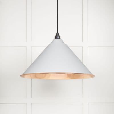 From The Anvil 49503SF Smooth Copper Hockley Pendant in Flock