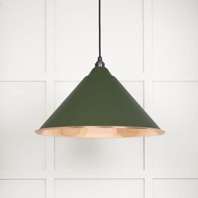From The Anvil 49503SH Smooth Copper Hockley Pendant in Heath