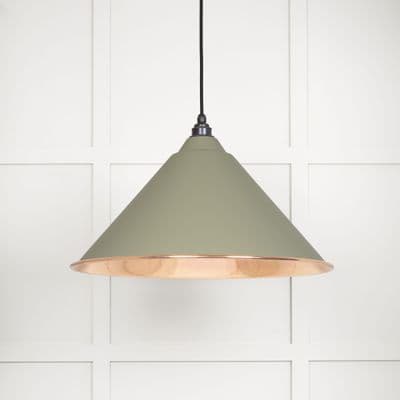 From The Anvil 49503STU Smooth Copper Hockley Pendant in Tump