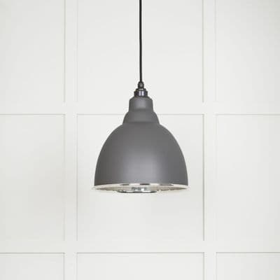 From The Anvil 49504BL Smooth Nickel Brindley Pendant in Bluff