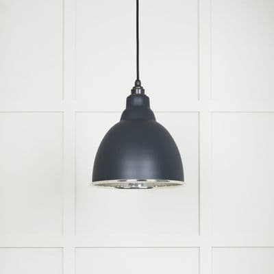 From The Anvil 49504SO Smooth Nickel Brindley Pendant in Soot