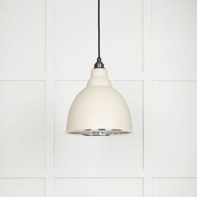 From The Anvil 49504TE Smooth Nickel Brindley Pendant in Teasel