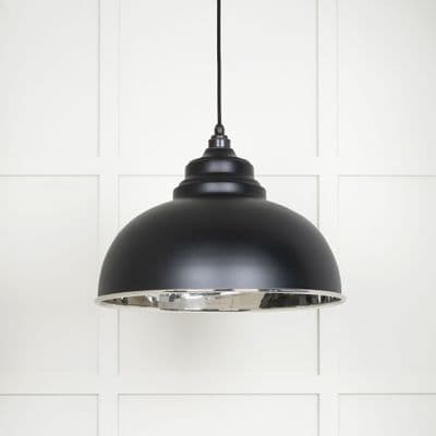 From The Anvil 49505EB Smooth Nickel Harborne Pendant in Elan Black