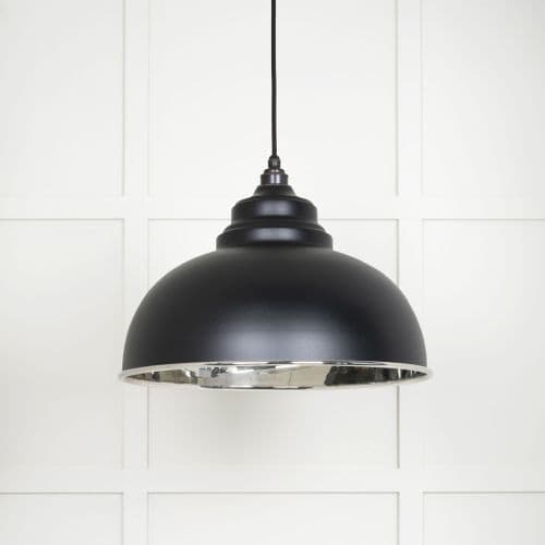 From The Anvil 49505EB Smooth Nickel Harborne Pendant in Elan Black