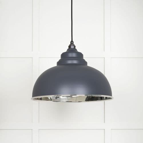 From The Anvil 49505SL Smooth Nickel Harborne Pendant in Slate
