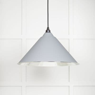 From The Anvil 49506BI Smooth Nickel Hockley Pendant in Birch