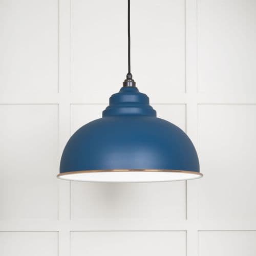 From The Anvil 49508U White Gloss Harborne Pendant in Upstream