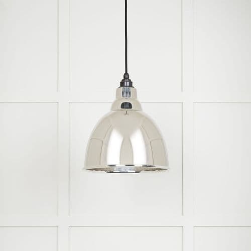 From The Anvil 49511 Hammered Nickel Brindley Pendant