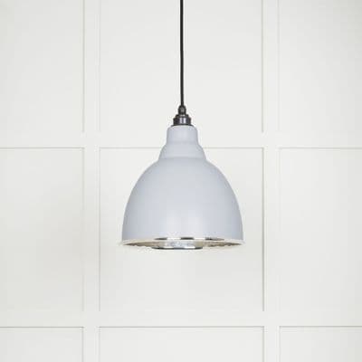 From The Anvil 49511BI Hammered Nickel Brindley Pendant in Birch