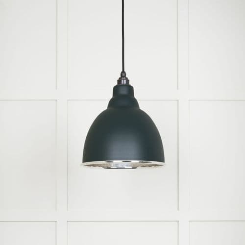 From The Anvil 49511DI Hammered Nickel Brindley Pendant in Dingle