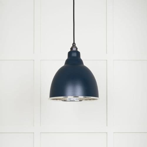 From The Anvil 49511DU Hammered Nickel Brindley Pendant in Dusk