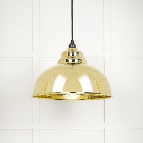 From The Anvil 49521 Hammered Brass Harborne Pendant